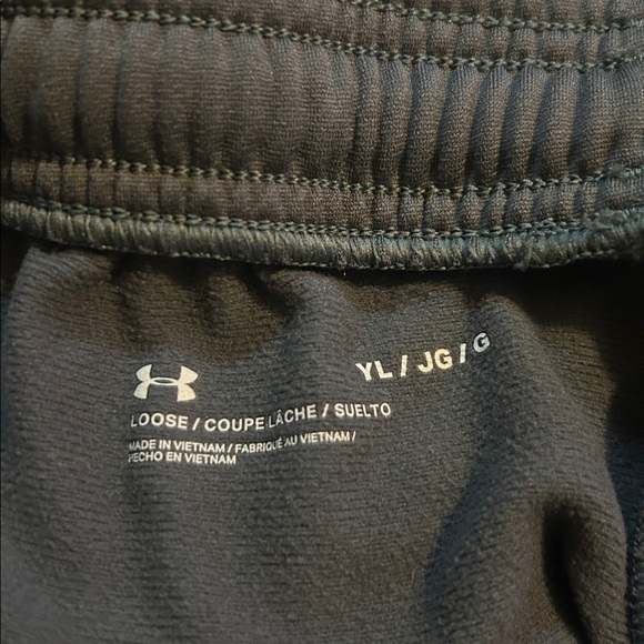 Under Armour purple/black & gray/black loose fit jogger pants size youth Large - Picture 10 of 10